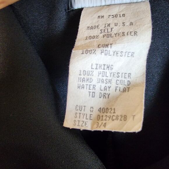 Jodi Kristopher 90s Y2K Vintage Knee Length Cowl Neck Sleeveless Peek A Boo Lace - Picture 11 of 12